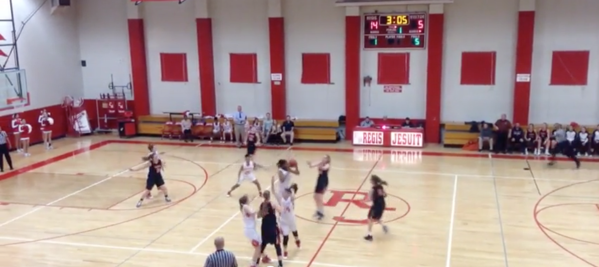 Girls high school dunk Viral Hoops